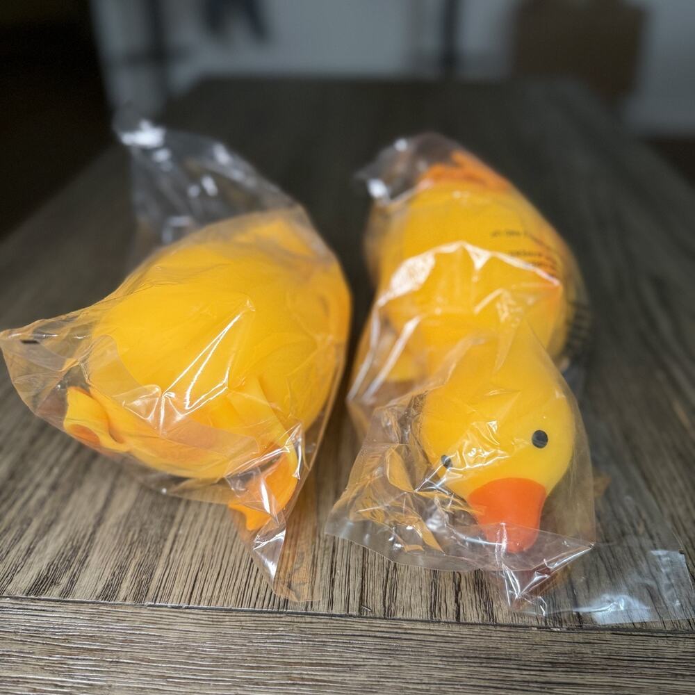 JA-RU Irre-Squish-Tible Jumbo Squish Duck Squeeze Sensory Toy 10 Inch New 2026